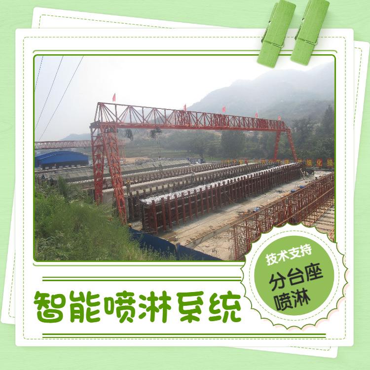 全自动桥梁智能分台座喷淋养护梁场预埋喷淋设备单路可控