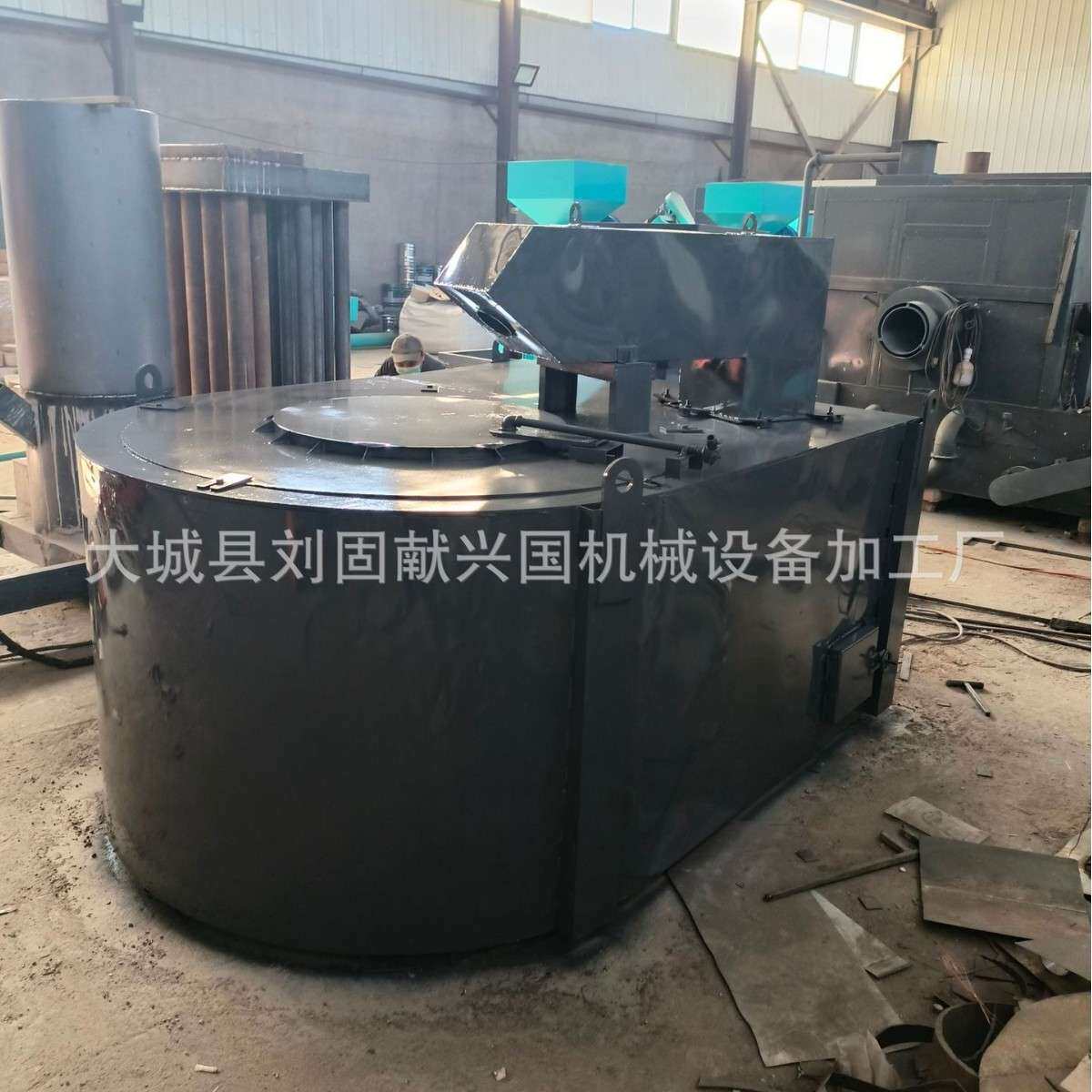 400kg熔铝炉低压铸造机燃油熔铝炉天然气熔铝炉生物质熔铝炉