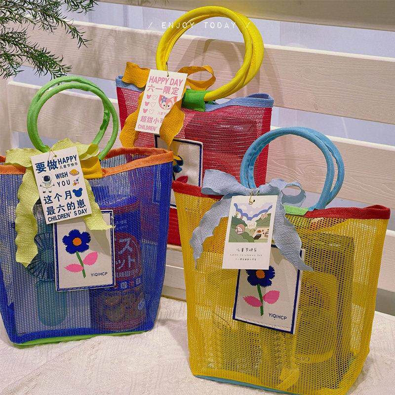 礼品袋幼儿园伴手礼满月婴儿宝宝礼物手提袋实用生日纪念回礼袋子