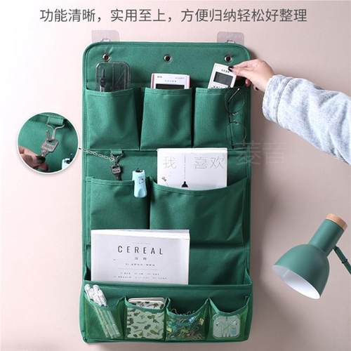 挂墙收纳袋式布艺门后墙