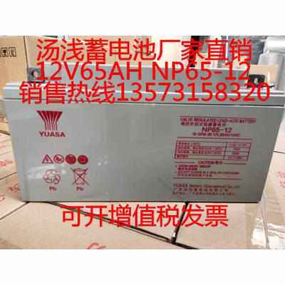 YUASA汤浅蓄电池NP65-12现货供应12V65AH UPS/EPS电源直流屏专用