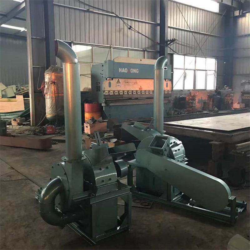 树枝木材粉碎机圆木竹子鲜秸秆玉米芯粉木碎机柴油木材打VBQ粉头