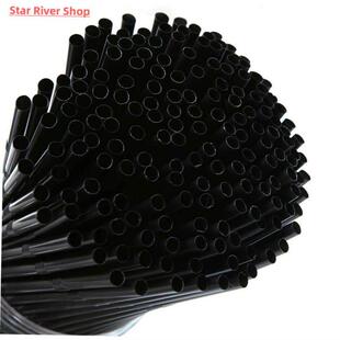 Cocktail Straws Plastic 100pcs For Black Straw Bir Set