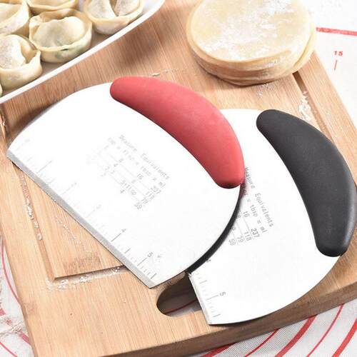 Dough Scraper Cutter Kitchen Pastry Cake Pizza Cutting Tool