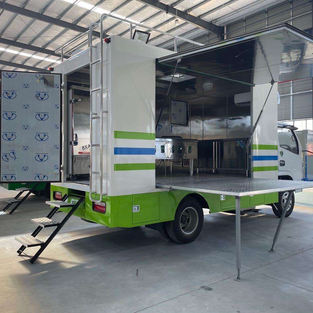 餐车小推车摆摊 移动餐车 餐饮车 多功能保障餐车 流动车餐车汽车