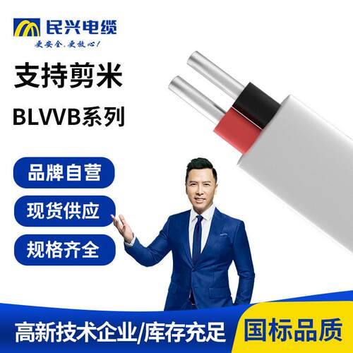 定制 铝线电线BLVVB家装家用绝缘国标电源线阻燃线双层防老化铝线