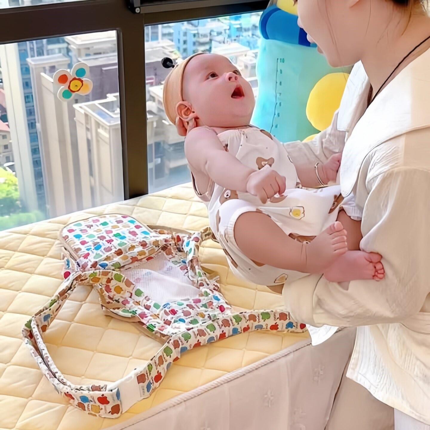 抱婴袋婴儿小月龄前抱式前后两用外出简易抱娃神器解放双手宝宝抱
