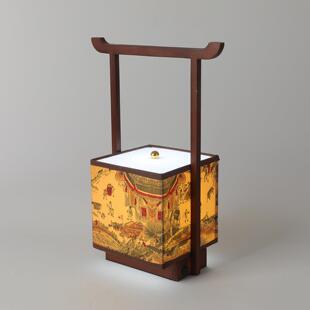 中式宋代美学复古台灯卧室床头灯民宿茶室手提灯笼摆件装饰氛围灯