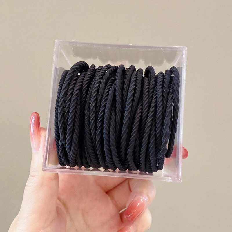 儿童发绳彩色高弹力皮筋女童糖果色扎辫子头圈女孩韩系扎丸子头绳