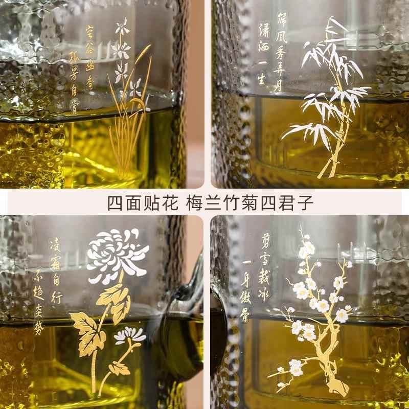 捷安玺煮茶壶围炉煮茶法电陶炉套装水加厚耐璃高温无品牌/烧泡茶