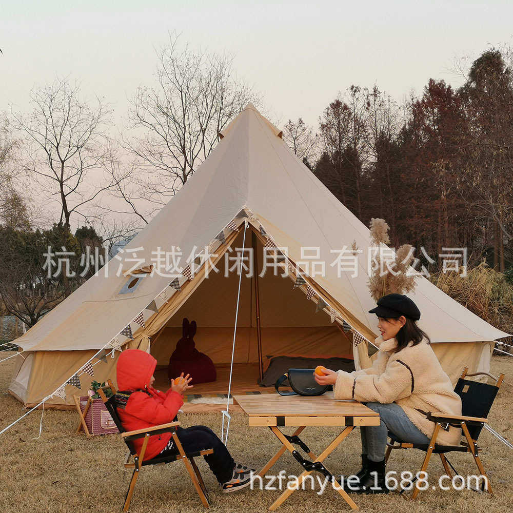 防水帆布米色透气多人户外棉尖顶露营可用蒙古包四季轻奢帐篷,户外/登山/野营/旅行用品,露营/旅游/登山帐篷,淘宝优惠券,粉丝福利购,淘宝优惠卷