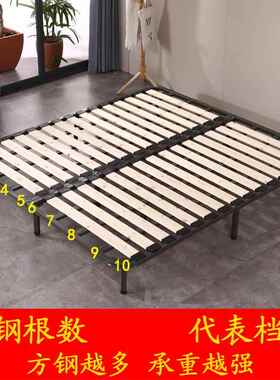 9W架骨架铁F759995M架床板排支撑架1双.8米龙骨架1.5人床骨架床松