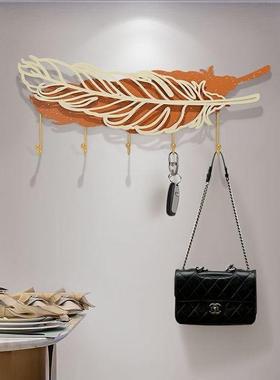 免打孔墙上挂衣架入户门挂钩简约门创意面挂钩玄AL102449关口轻奢