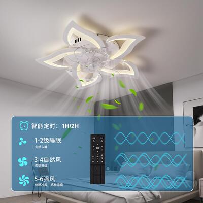 款新花瓣吸顶风扇扇灯132风扇灯吊灯客厅餐厅具卧室书房灯灯具