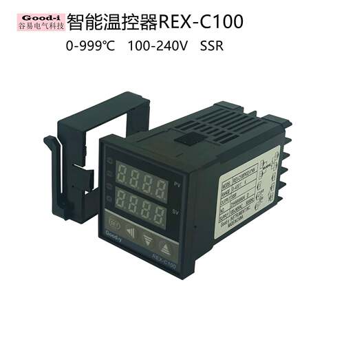 新款直销直供温控器REX-C100+固体继电器+感温探头1米超值价格质