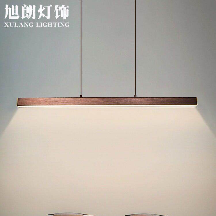 餐厅灯创意灯具公室吊灯北欧吧台工业风现简约led长条灯