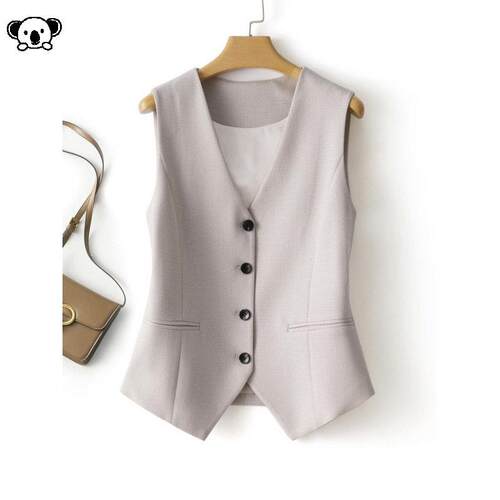 U 23388 Women Work Vest Casual Office Business休闲马甲