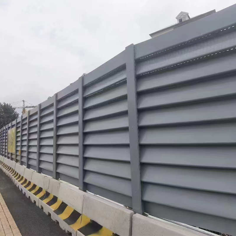 百叶防撞工程地铁市政金属钢结构百叶窗围挡设施施工围栏