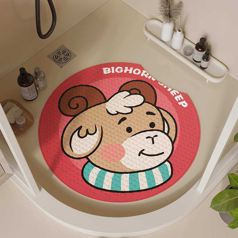 PVC圆形浴室防滑垫儿童淋浴房洗澡防摔吸盘垫脚垫卫生间地垫免洗,居家布艺,家用脚垫,淘宝优惠券,粉丝福利购,淘宝优惠卷