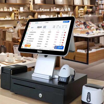 天波双屏安卓触摸收银一体机餐饮奶茶店餐饮店商超厂家直销TPS680