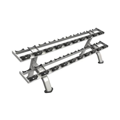 军霞jx-3043A双层哑铃架10付装加厚管材600kg承重零售采购