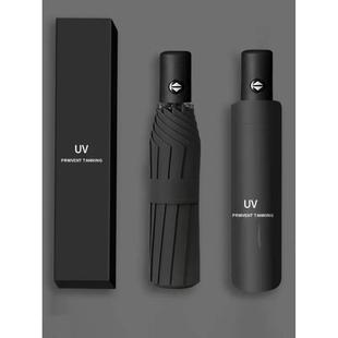 采购产品黑色雨伞遮阳伞，雨或阳光，女学生折叠防晒，紫外线防护