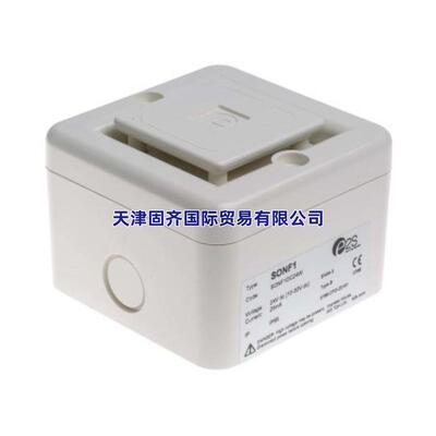 e2s 电子报警器 SONF1DC24W 10音调, 10-30v直流, 白色, IP66