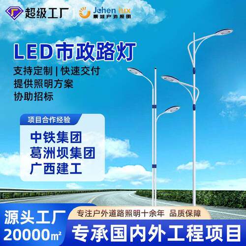 户外市电路灯led市政道路照明新农村亮化工程源头厂家工程款路灯