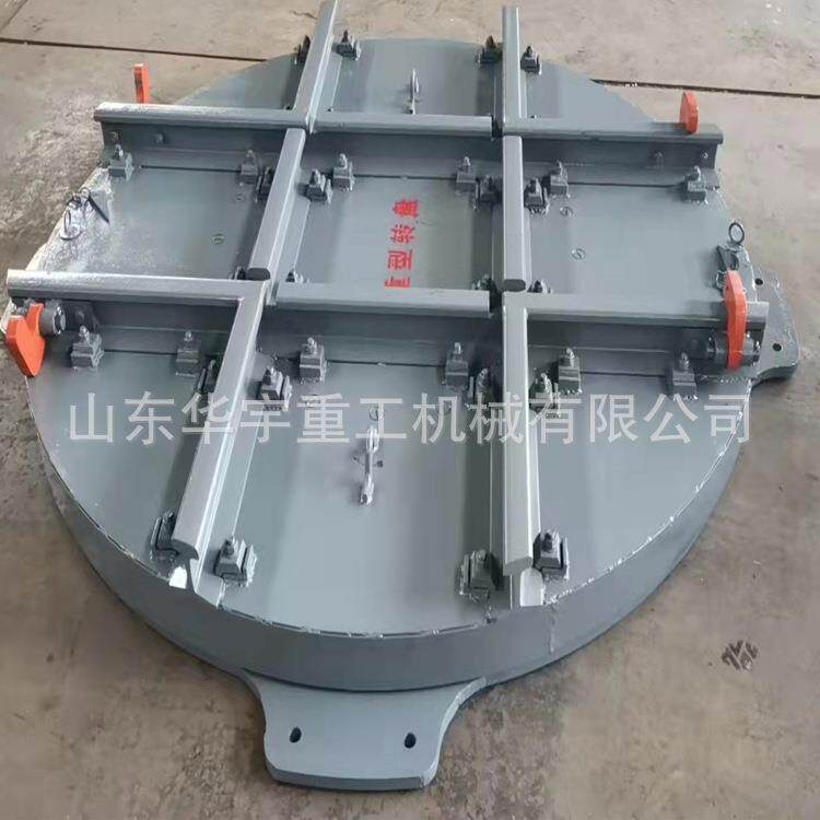 供应矿车轨道转盘1.2米直径 液压轨道转盘 矿用轻型轨道转盘