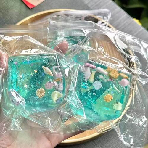 1Pc Taba Squishy Stress Balls Cube Ocean Sensory Fidget Toy