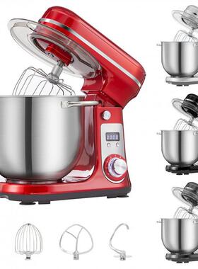 直流静音6L和面机搅面机1200W厨师机打蛋器搅拌机Stand mixer