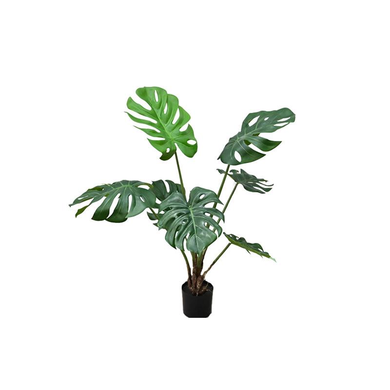 北欧风仿真植物盆栽凤尾葵装饰树室内绿植龟背竹散尾葵春芋喜林芋