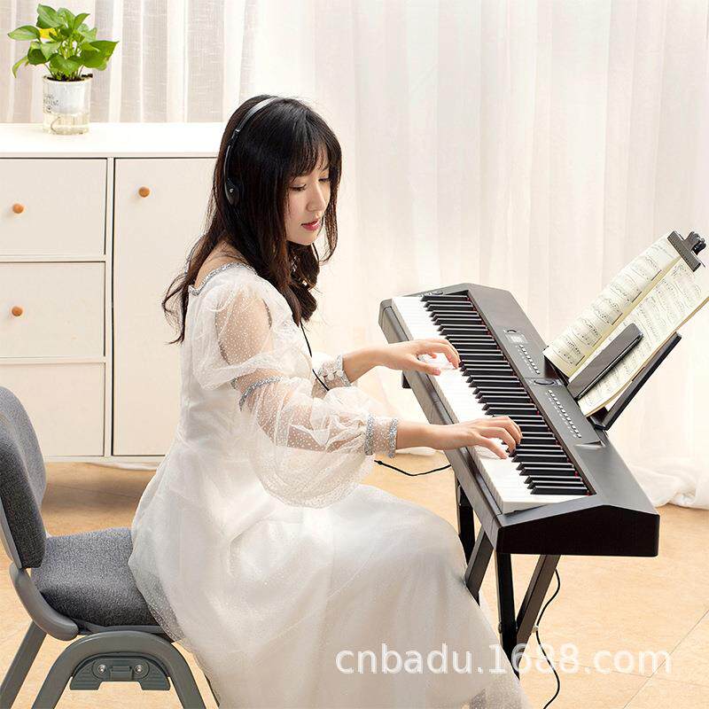 款882电88键便携式仿重锤电钢新琴家琴用乐器子882钢琴