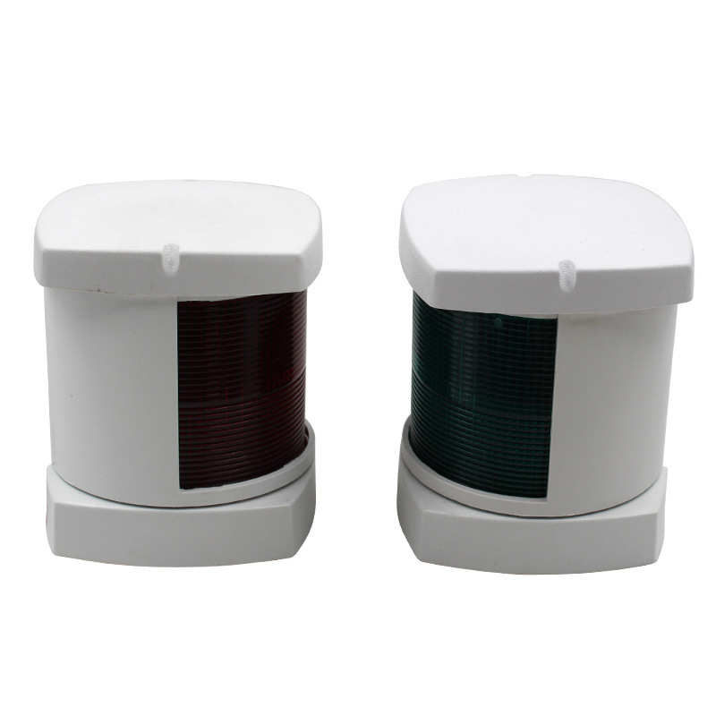 船用航行灯左右舷灯3寸/4寸红绿一对信号灯配灯泡12V 24V游艇船用