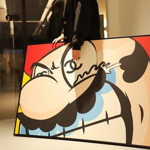 马里奥潮牌装饰画客厅沙发背景墙画玄关壁画动漫潮流儿童房挂画