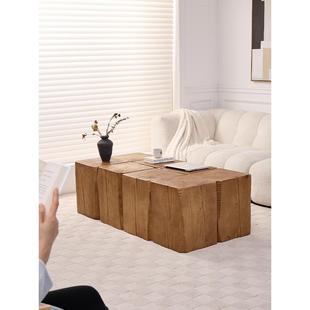 ?原柜木木墩摆形件实木复古方根雕深纹理花架民酒店床头茶几632宿