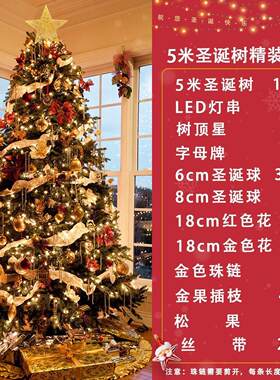 灯.带广场..商场2/8带1/5m大型圣诞节/加密圣诞树豪华装饰1/61米5