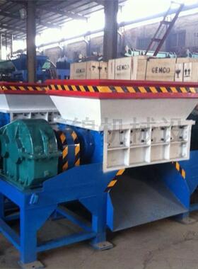 多功能撕碎机废旧整体轮胎双轴撕碎机金属橡胶木材撕碎机