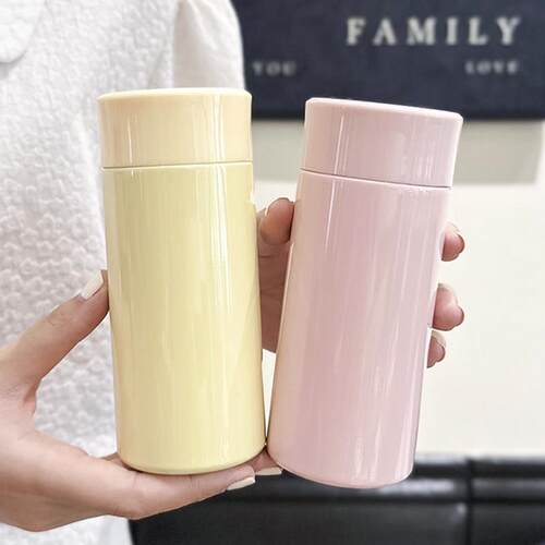 迷你口袋保温杯多巴胺316不锈钢水杯简约女生小巧便携精致杯子