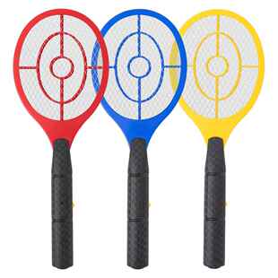 洲赫家居用小号三层网面电池式强力电蚊子拍打苍蝇拍灭蚊虫拍子