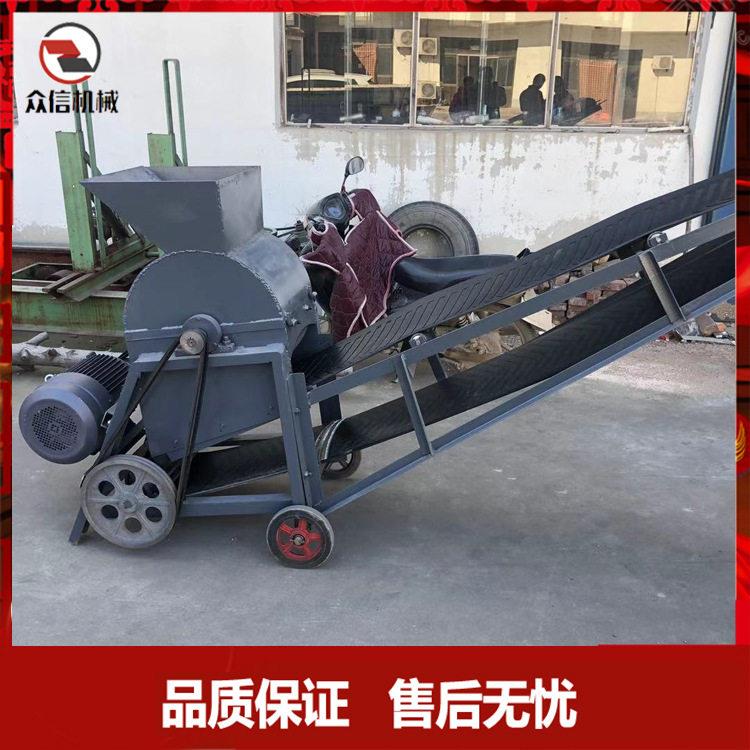 营养土粉碎机 多功能移动式粉土机育苗泥土粉碎机小型碎石机