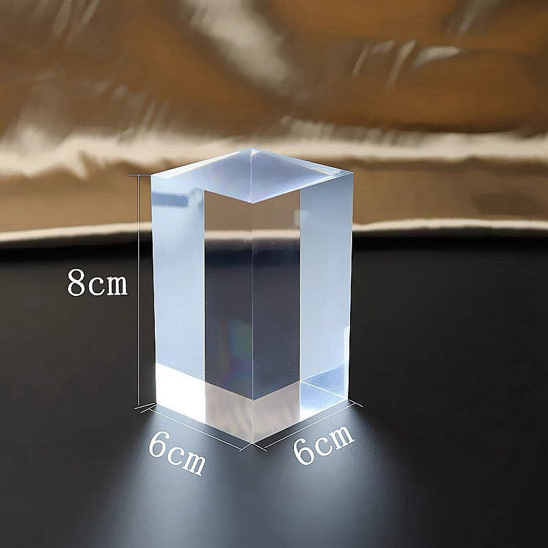 亚克力化妆品透明方块有机玻璃
