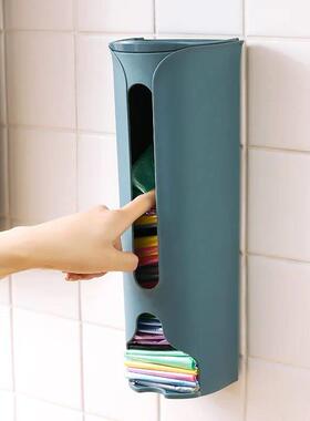 Kitchen Plastic Bag Holder Organizer Wall Hanging Garbage