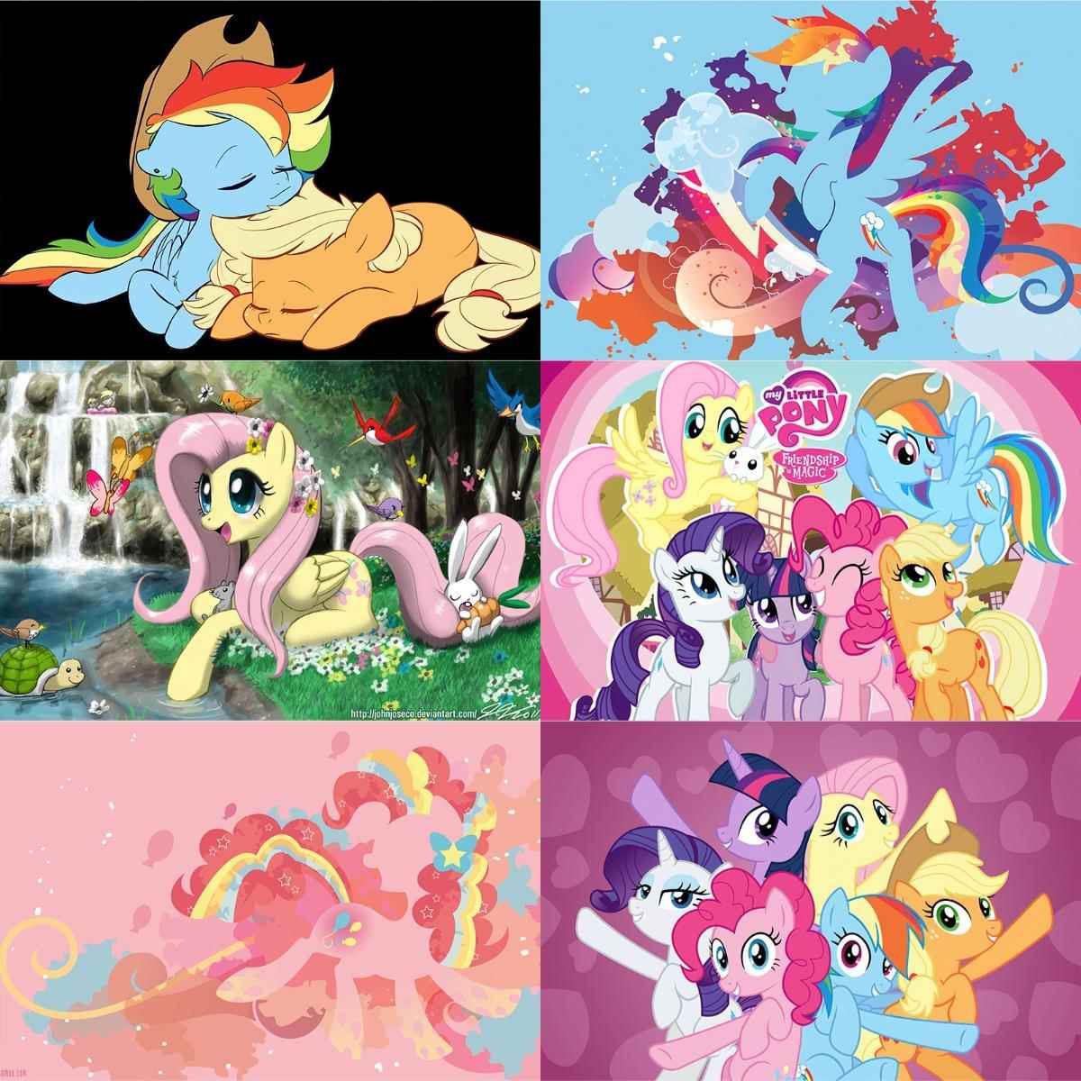 小马宝莉海报卡通动漫自粘背胶纸墙贴画儿童卧室宿舍装饰防水定制