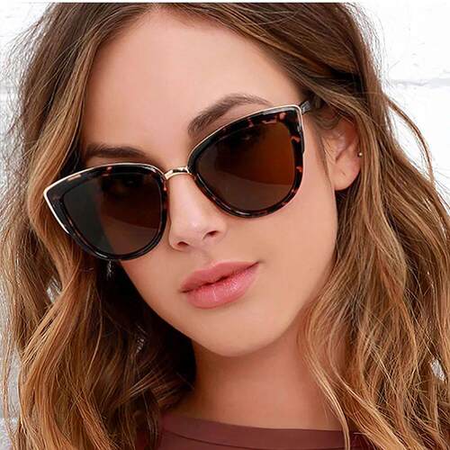 Retro Cateye Sunglasses for Women Polarized Vintage Classic