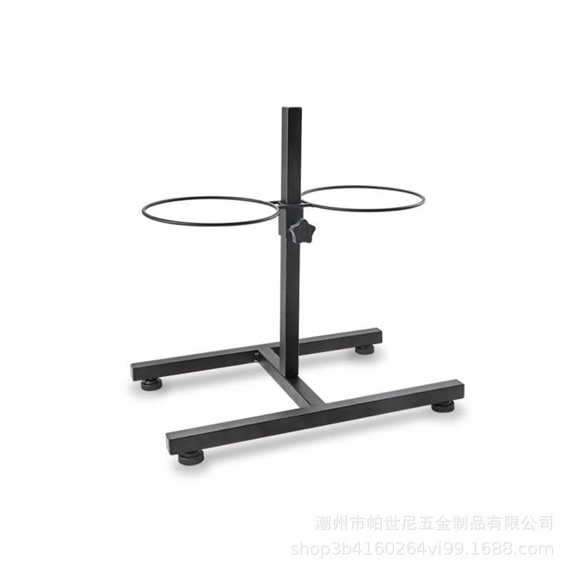 落地式可调节升降宠物水盆架铁艺宠物专用喂食架不锈钢食碗架定制