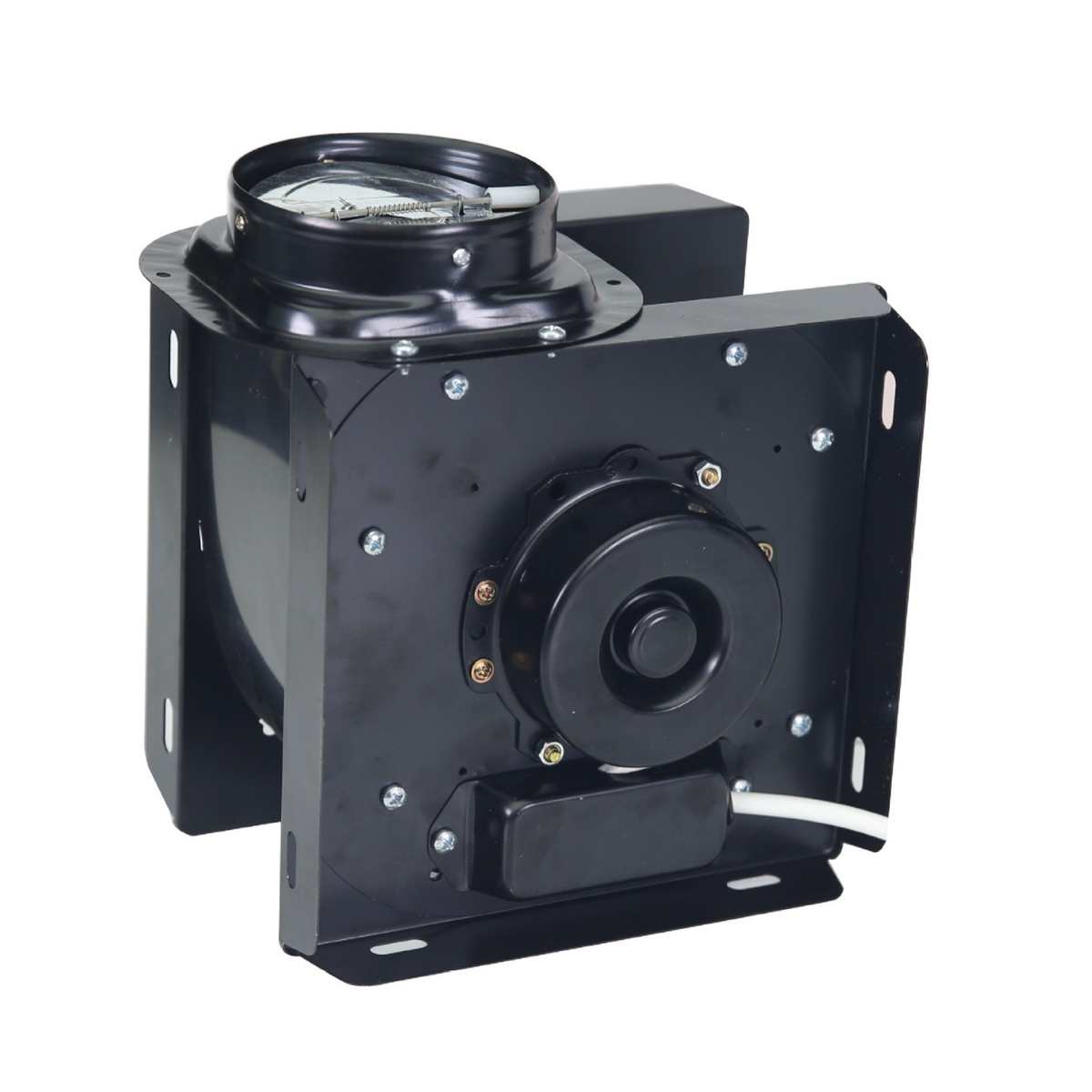 管道抽风机一拖二排气扇轻音酒店工程卫生间分体式换气扇铁外壳