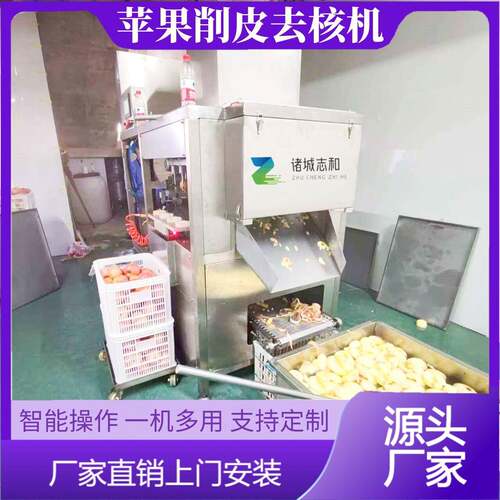 大型水果削皮机商用苹果去皮机梨子削皮去核分瓣一体机多功能