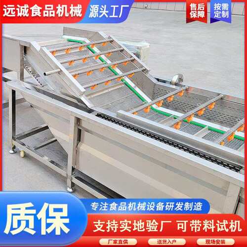 供应甜玉米气泡清洗机全自动淋喷式果蔬清洗机香菇清洗机设备