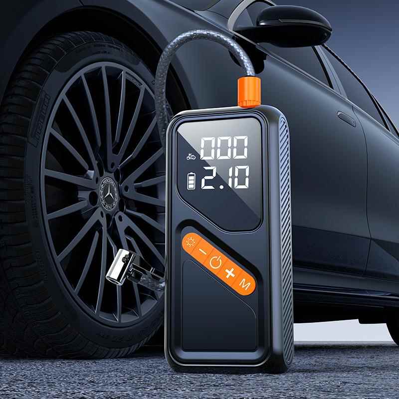 车载气泵能无线双电PHB源充数显充气泵胎打气泵便携式智轮电动充